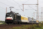 MRCE ES 64 U2-019 unterwegs für DB Systemtechnik mit SNCF 0085 504-2 in Dedensen-Gümmer 10.9.2021