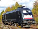 MRCE 182 509 vermietet an LokPartner abgestellt in Rheine, 03.04.19
Augenommen vom Bahntrassenradweg der ehemaligen Stecke nach Coesfeld.