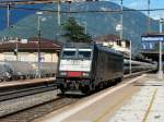 MRCE - 484 901 bei der durchfahrt im Bahnhof Bellinzona am 18.09.2013