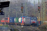 MRCE ES 64 F4-999 unterwegs für Rotterdam Rail Feeding in Viersen 25.11.2020