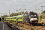 MRCE ES 64 U2-020 unterwegs für Flixtrain in Lemförde 23.8.2022