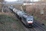 MRCE 187 107 auf der Hamm-Osterfelder Strecke in Recklinghausen 30.12.2022