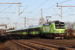 MRCE 193 862-0 in Diensten von Flixtrain in Dedensen-Gümmer 17.1.2023