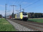 MRCE - Lok 91 85 6 189 993-6 vor Güterzug unterwegs bei Lyssach (BE) 05.04.2023