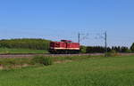 Die 204 354 als Lz Leistung unterwegs in Richtung Zwickau.