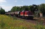 204 354 (MTEG) mit Kesselzug in Plauen (06.08.2008)