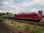 Am 25. Juli standen von rechts nach links, 189 800-6 der Muldental Eisenbahnverkehrsgesellschaft und  189 700-8 und 189 701-6 der rumnischen Bahngesellschaft  Cargo Trans Vagon  in Mnchengladbach Hbf. 
