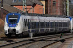 Der Elektrotriebzug 863 war Mitte März 2021 in Wuppertal-Unterbarmen unterwegs.