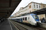 national express 9442 367 als RB 17345 von Wuppertal-Oberbarmen nach Bonn Hbf, am 13.10.2023 in Wuppertal Hbf.