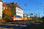 Die Eisenbahn-Betriebsgesellschaft Neckar-Schwarzwald-Alb versah die 218 117 im Herbst 2021 zur Freude der zahlreichen Fans dieser Baureihe mit der sogenannten CityBahn-Lackierung, die einige