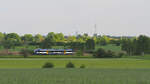 Anlässlich des  Tages der offenen Tore  bei der Niederbarnimer Eisenbahn fuhr VT 632.009 (632 528/SA 139 029) als Shuttlezug auf der Stammstrecke der Heidekrautbahn zw.