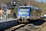 Niederbarnimer Eisenbahn VT 018 (95 80 0650 550-6 D-NEBB) am 08.