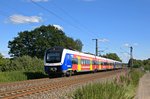 Alpha Trains Europa 440 311/811 und 440 344/844, vermietet an NWB (ET 440 311 und ET 440 344) als RS 2 Twistringen - Bremerhaven-Lehe (Loxstedt, 17.08.16).