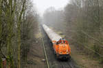 Northrail 265 xxx (genaue Nummer und Mieter unbekannt) // Aufgenommen zwischen Marl Mitte und Gelsenkirchen-Hassel. // 18. Februar 2015