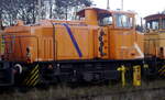 Northrail-Diesellok der Type G 500C von MaK, abgesetllt bei der OHE in Celle Nord, 13.12.18.