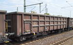 Offener Drehgestellwagen vom Einsteller On Rail GmbH mit der Nr. 37 RIV 80 D-ORME 5375 920-5 Eanos 155 A am Haken der STRABAG NoHAB am 20.07.18 Magdeburg Hbf. 