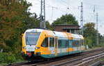 ODEG VT 646.042 (95 80 0946 042-8 + 95 80 0646 042-1 + 95 80 0946 542-7 D-ODEG) auf Dienstfahrt Richtung Eberswalde am 01.10.18 Berlin-Karow.