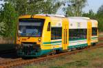 ODEG VT 650.52 R3 fhrt nach Neustrelitz. Aufgenommen im Bf. Hagenow Stadt. 29.04.2007