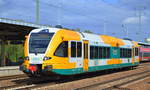 Satdler GTW 2/6 der ODEG VT 646.042 auf Dienstfahrt am 18.09.19 Bahnhof Flughafen Berlin Schönefeld.