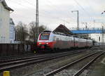 Am 16.Januar 2020 fotografierte ich,den aus Bergen/Rügen,ausfahrenden ODEG 4746 051 als RE Stralsund-Binz.