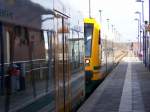 Bahnhof Beeskow Zug Line OE36 kurz vor den an koppeln des zweiten Triebwagen
Aufgenommen am 20 Februar 08

