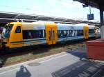 ODEG 650.68 im Bahnhof Berlin Lichtenberg zur Abfahrt nach Wriezen am Freitag, 14. Januar 2005. Die ODEG bedient seit Dezember 2004 mehrere Linien ab Berlin Lichtenberg.