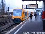 ODEG 650.62 + ODEG 650.(xx) auf dem Weg von Berlin Lichtenberg nach Frankfurt (Oder).