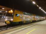 Am 13.02.2013 stand der 445 110 als RE 4 nach Jterborg in Stendal zur Abfahrt bereit.
