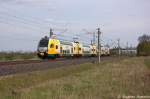 ET 445.103 (445 103-5) ODEG - Ostdeutsche Eisenbahn GmbH als RE2 (RE 37369) von Cottbus nach Wittenberge in Vietznitz. Netten Gru an den Tf! 30.04.2013