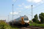 ODEG ET 445.113 (445 113-4) als RE 2 (RE 37355) von Wismar nach Cottbus in Schwerin-Medewege am 01.06.2013