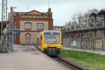 VT 650.739  Bad Saarow  (650 739-5) ODEG - Ostdeutsche Eisenbahn GmbH als RB34 (RB 68886) von Stendal nach Rathenow in Stendal. 17.12.2015