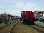 Am 30.04.2016 war in Wittenberge Saisonstart(Frühlingsfest) und OHE 0604 fuhr in der LOKPARADE mit.