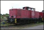 Lokomotive 10 der PBSV Verkehrs GmbH ex V 60 DR am 17.5.2007 im Hafen Magdeburg.