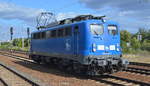 PRESS mit  140 042-4  (MVR-Nummer: 91 80 6140 834-3 D-PRESS) am 18.09.19 Durchfahrt Bahnhof Flughafen Berlin Schönefeld.