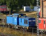 PRESS V 100, 204 013-3 ( 9280 1203 216-7 D-PRESS ) am 11.8.2020 am alten BW in Gera 