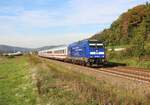 246 049-2 (Press) mit dem IC 2151 zu sehen am 05.10.22 zwischen Jena und Stadtroda.