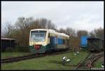 Press 650 032 berraschte mich am 28.11.09 zwischen Putbus und Bergen.