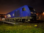 253 015 hlt ihre Nachtruhe bei uns auf der Drehscheibe(Eisenbahnfreunde Wismar e.V) ab am 20.11.2010