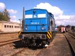 204 010 der PRESS(ex 110 970/199 970der DR/HSB) beim Heizhausfest Chemnitz,am 28.08 2004