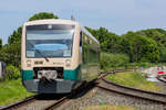 Press Regieshuttle von Bergen nach Lauterbach Mole hier in Putbus.