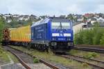 Am 03.05.2019 erfolgte wieder die Holzverladung am Bahnhof in Arnsberg mit der  PRESS 246 049-2.