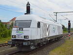 Wohl ganz neu Eisenbahnbau- und Betriebsgesellschaft Pressnitztalbahn mbH, Jöhstadt (PRESS)/IntEgro mit  223 153  [NVR:  92 80 1 223 153 -8 D-PRESS ] am 25.07.22 Durchfahrt Bahnhof Dessau Hbf.