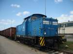 PRESS 346 024 (ex DR 345 970) am Stckgut-Terminal des berseehafen Rostock
18.06.09