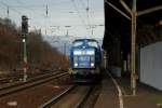 204 031-1 und eine weitere 204 der Press durchfahren mit einem Schotterzug Leipzig-Sttteritz Richtung Gaschwitz. (28.11.2009)