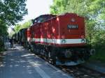 PRESS 112 565 als Schlulok nach Bergen/Rgen,am 04.Juni 2011,in Lauterbach Mole.