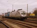 Am 03.03.2013 standen 145 023 mit 140 037 und 182 600 (ES64 U2-100) in Stendal abgestellt.