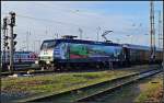 Press- Sonderzug setzt an den Bahnsteig 1 zurück. Hbf Stralsund 20.12.14