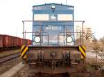 Hier nochmal die BR 204 022-2 der Pressnitztalbahn von vorne abgestellt am Rosenheimer Gterbahnhof. Gesehen am 10.03.2007.