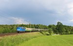 Am 02.06.16 fanden zwischen Zwickau Hbf und Hof Hbf Schulungsfahrten statt.
140 042-4 der PRESS hier zu sehen in Oberjößnitz/V.