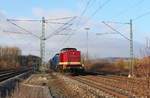 204 347-9 Press in Hochstadt/ Marktzeuln am 16.12.2016. (Bahnsteigbild)